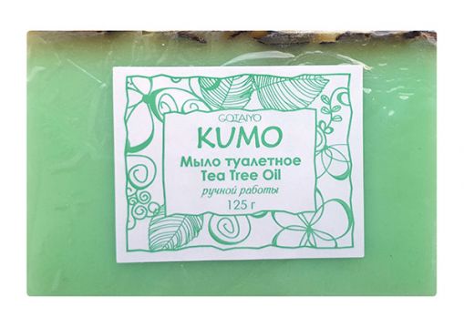"Kumo" Handmade toilet soap "Tea Tree Oil", 125 g "Kumo" Handmade toilet soap "Tea Tree Oil", 125 g